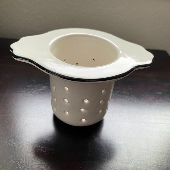 Rae Dunn ENJOY Mug and Strainer Set - Picture 3 of 5